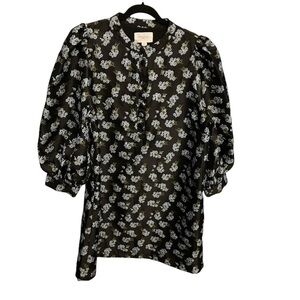 Jacquard Floral Minidress